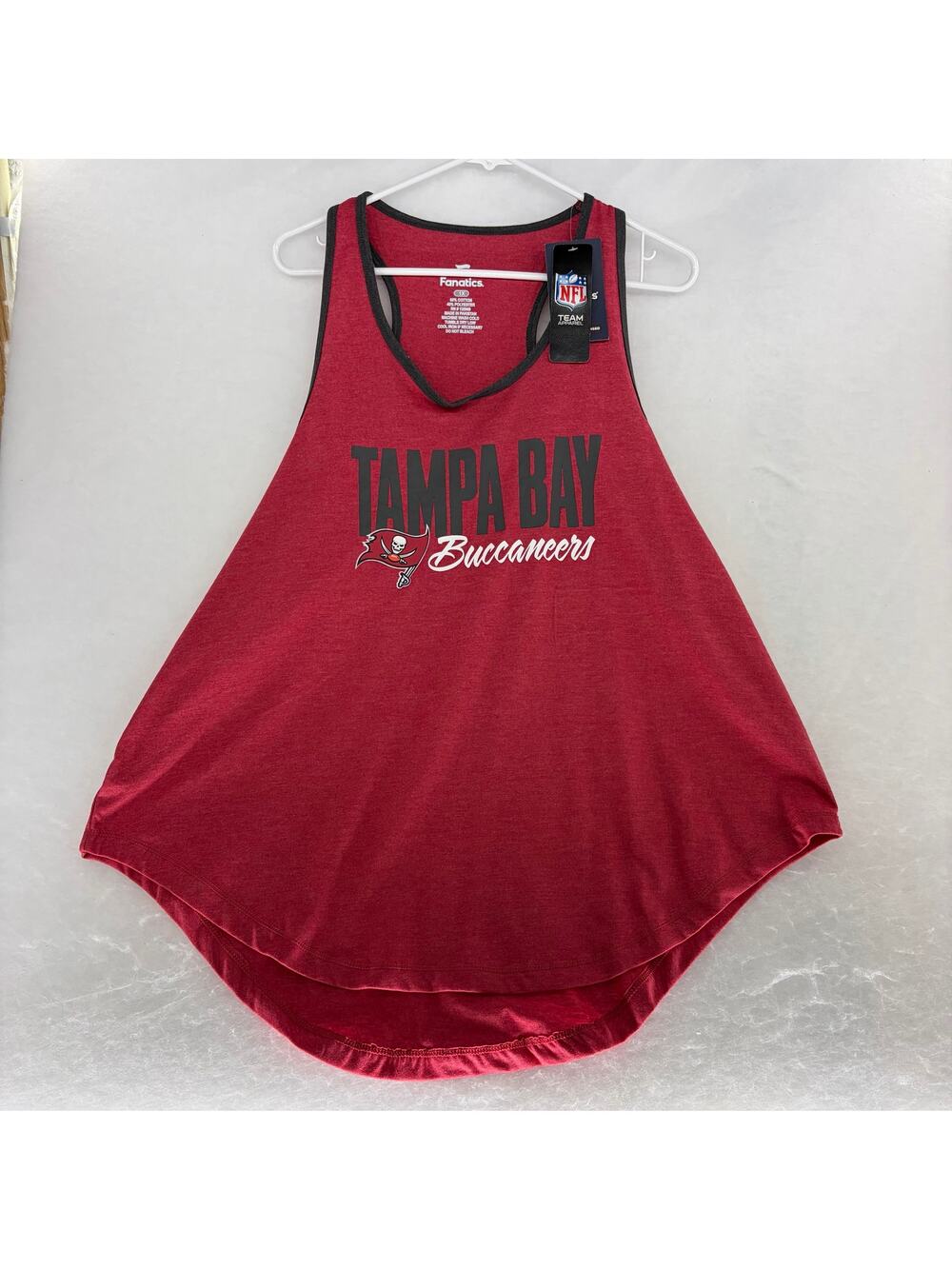 Fanatics Tampa Bay Buccaneers Women's 1X Tank Top Racerback NWT NFL